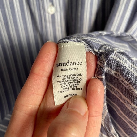 Sundance Ladies 100% Cotton Casual Stripe Tunic, XS - Picture 6 of 6